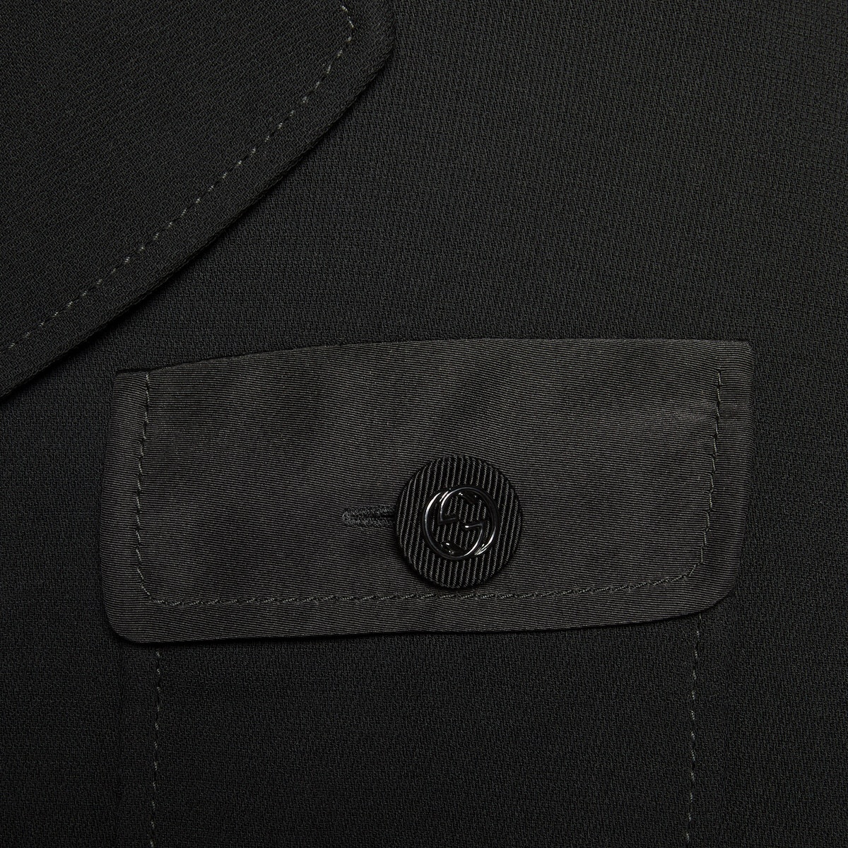 Fine wool crêpe jacket - 4