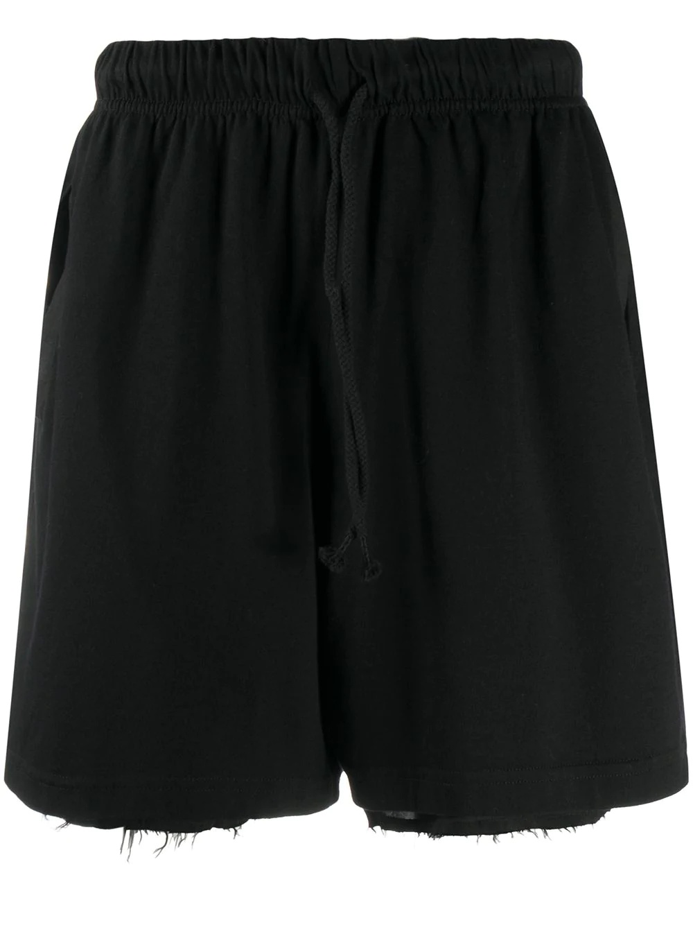 drawstring track shorts - 1