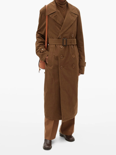 Lemaire Double-breasted cotton-Ventile coat outlook