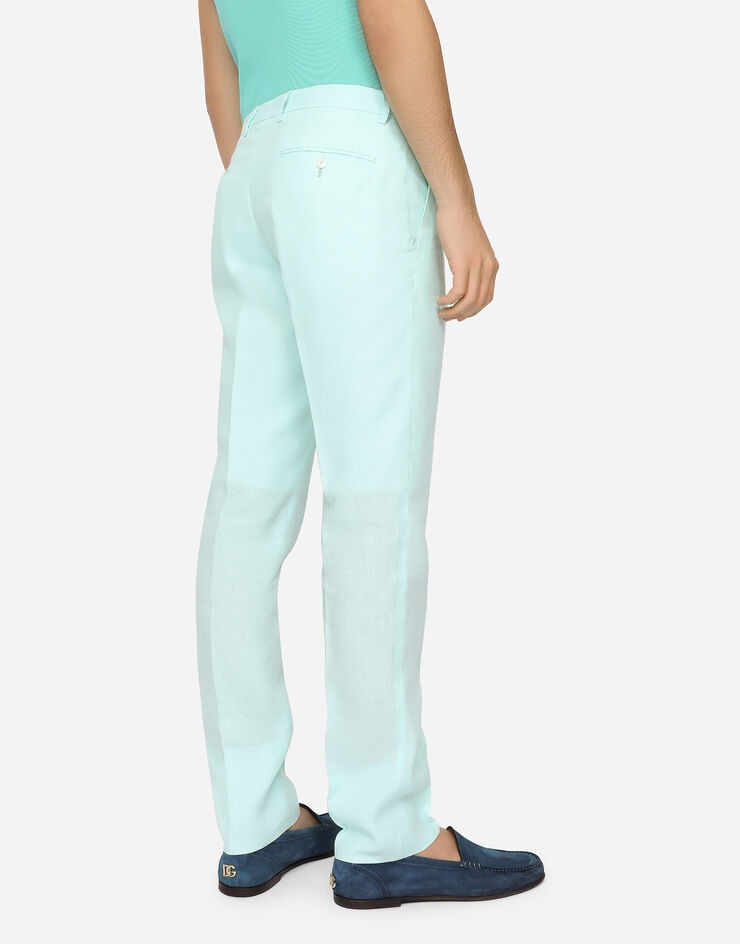 Double-breasted linen Sicilia-fit suit - 7