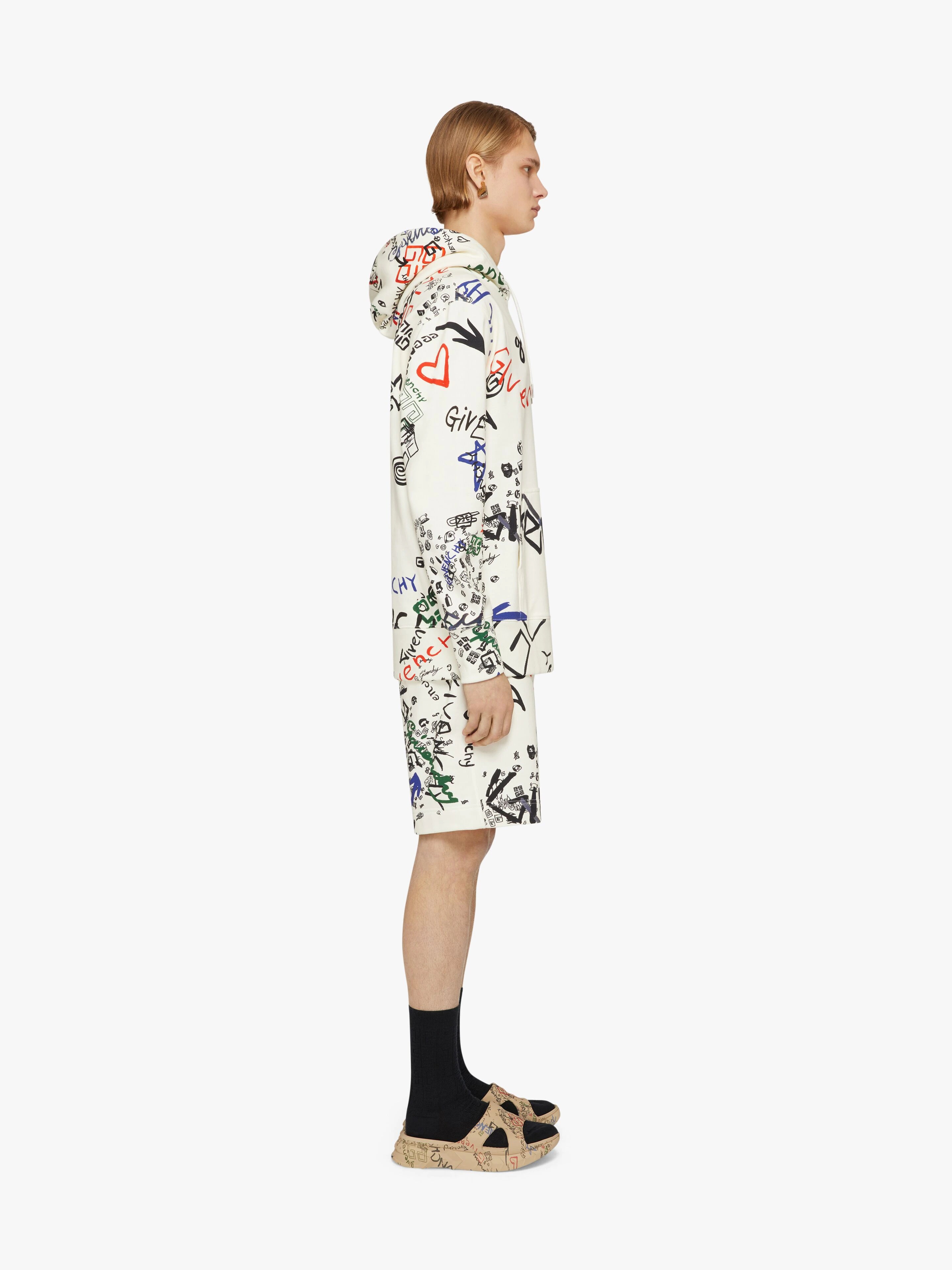 BERMUDA SHORTS IN PRINTED FLEECE - 3