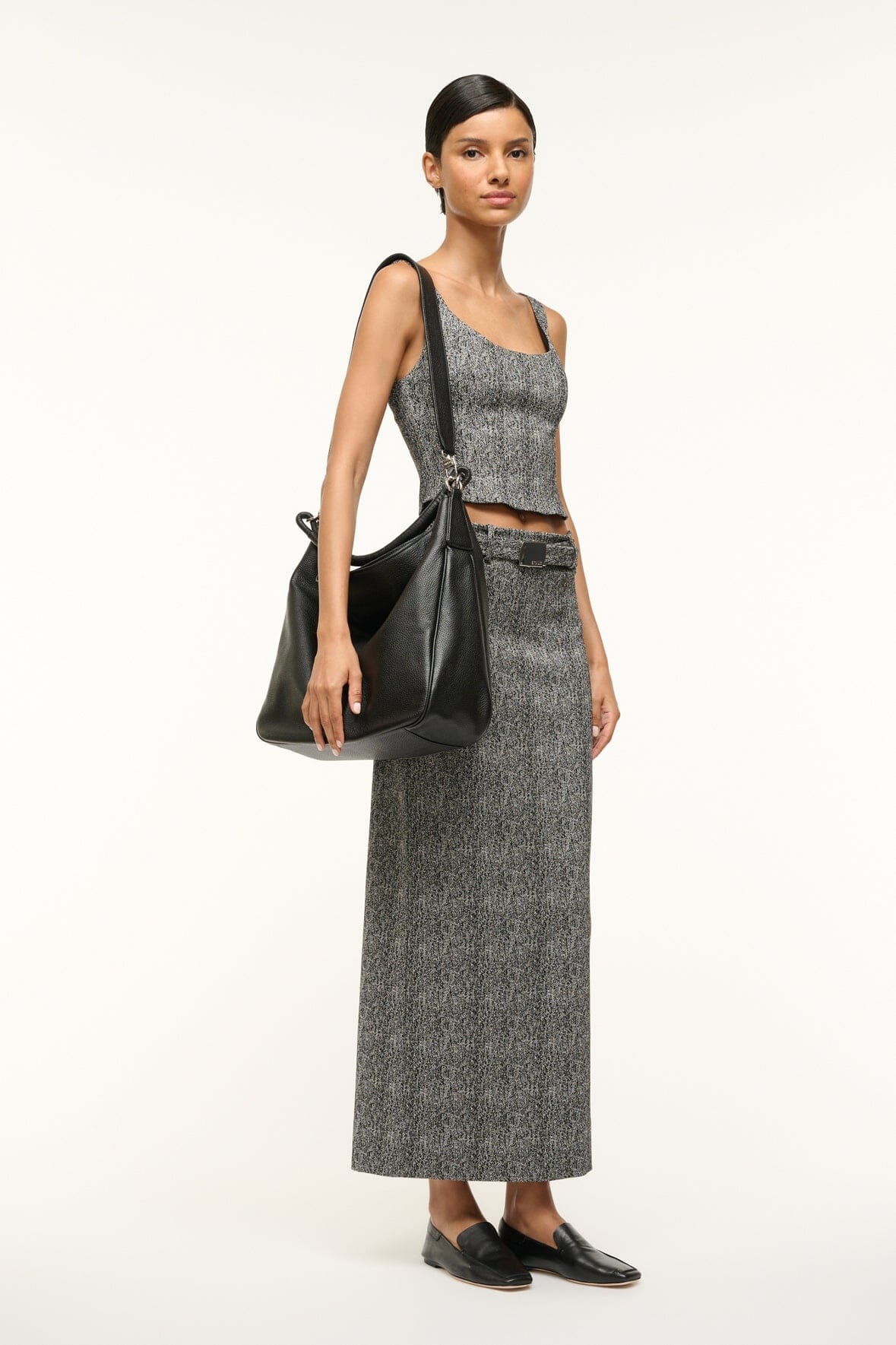 STAUD PERRY HOBO BLACK - 6