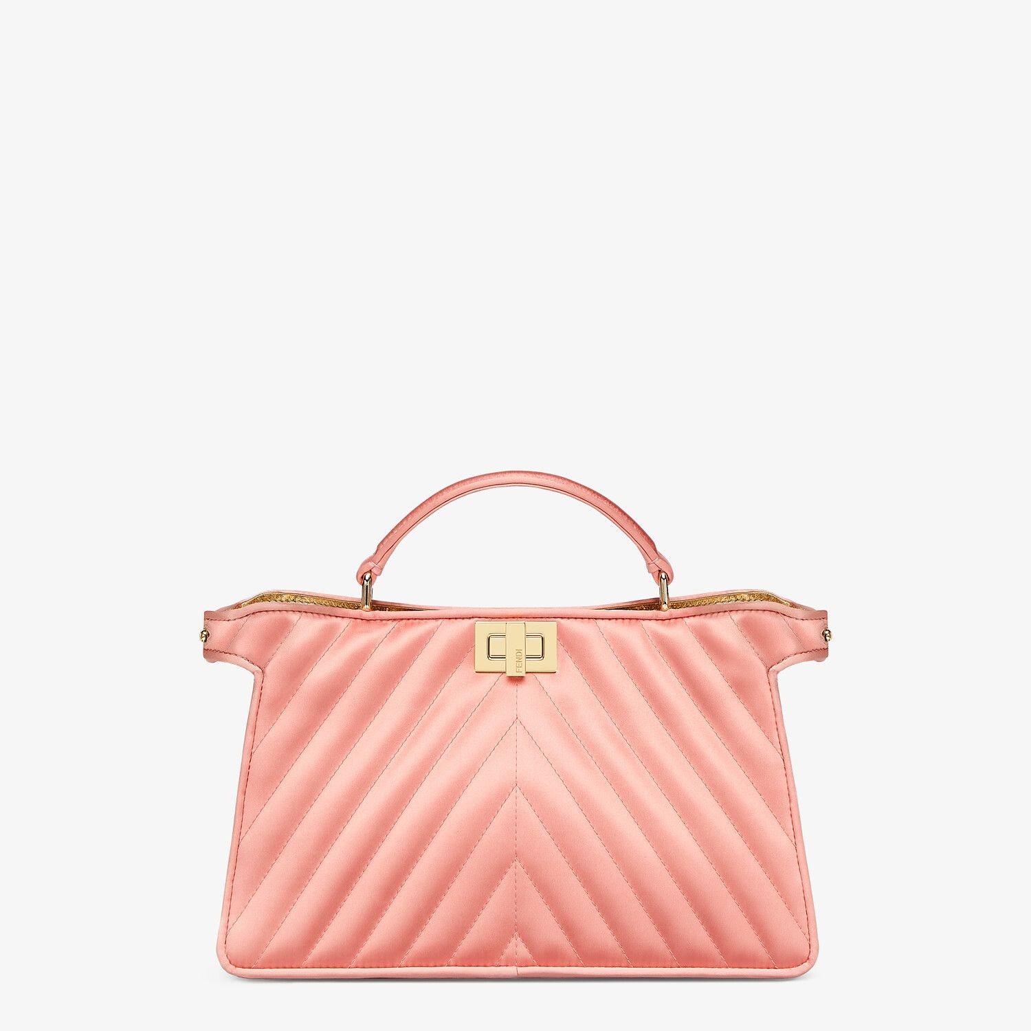 Pink satin bag - 1