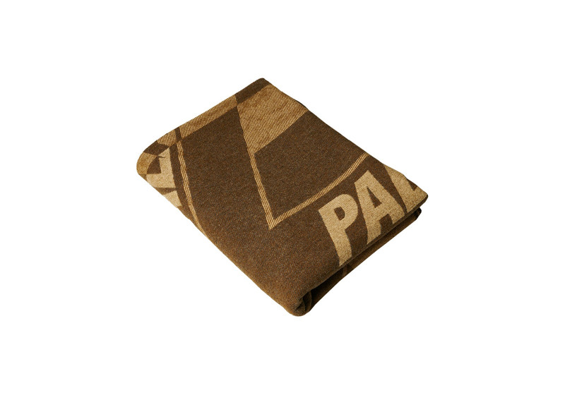 PALACE C.P. COMPANY WOOL BLANKET BROWN 4