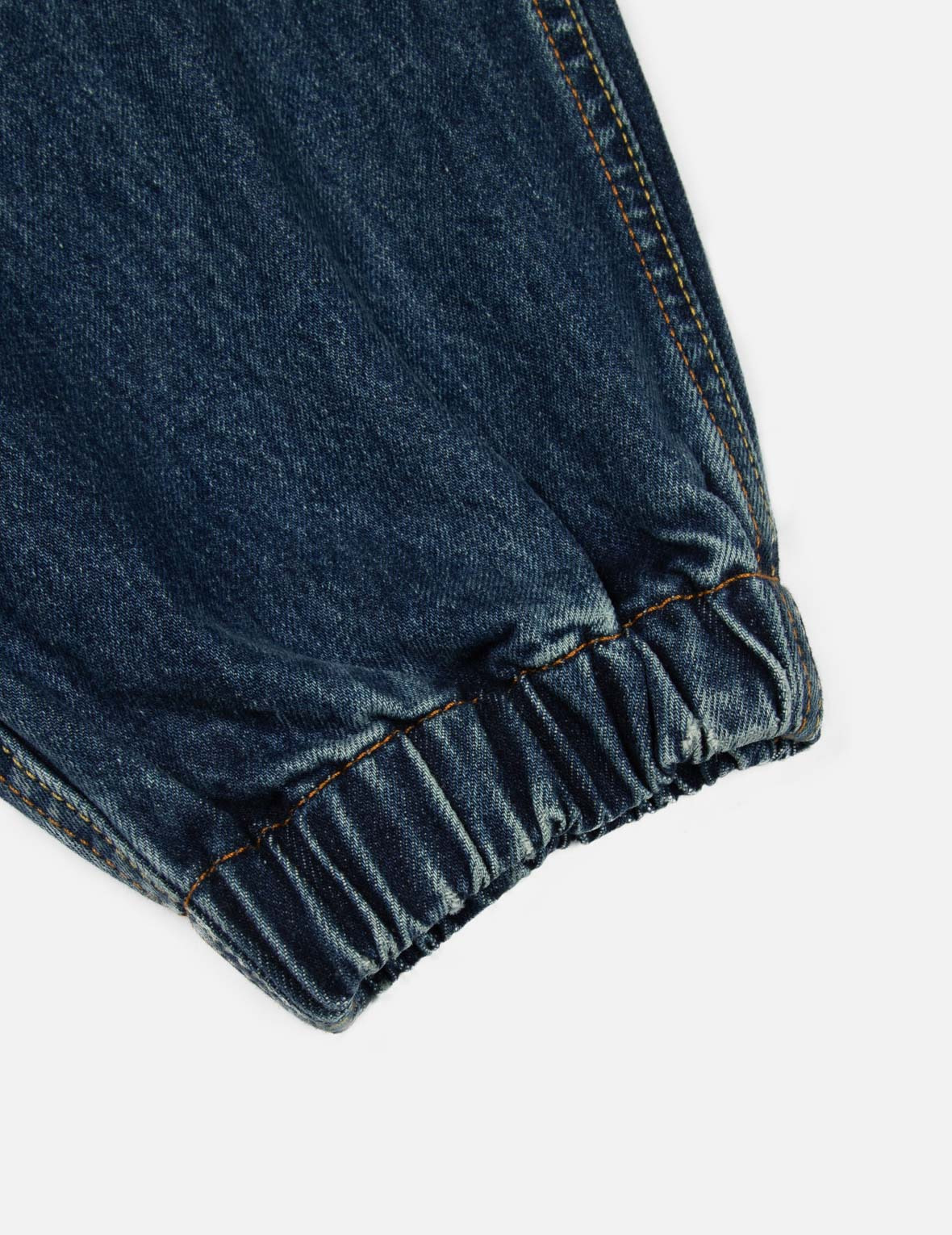 WHEEL OF WISDOM PRINT WIDE LEG DENIM JOGGERS - 11