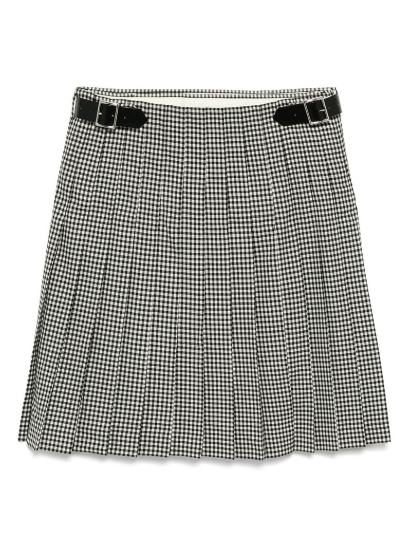Comme des Garçons GIRL check-print skirt outlook