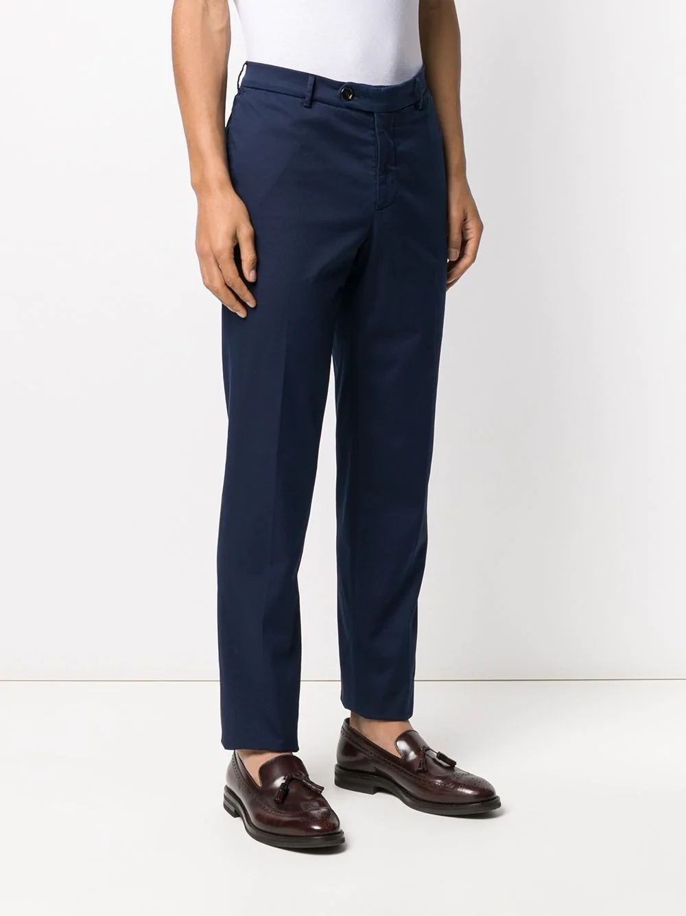 mid-rise slim-fit chinos - 3