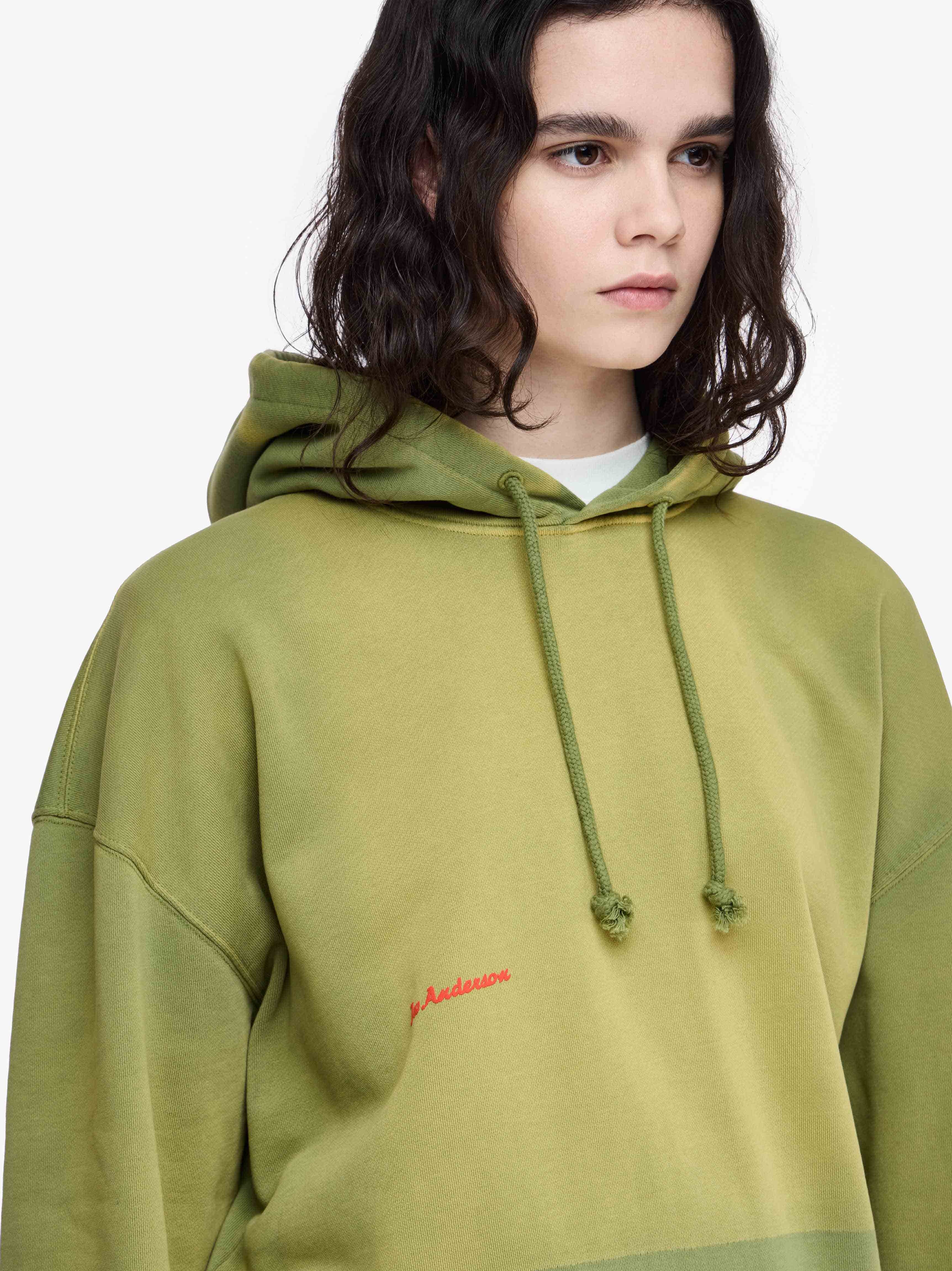 LOGO EMBROIDERED HOODIE - 4
