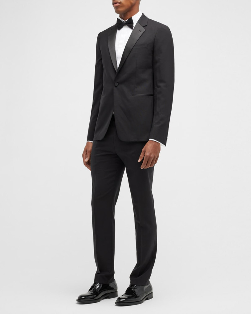 Theory Men's Notch Lapel Wool Tuxedo Jacket outlook