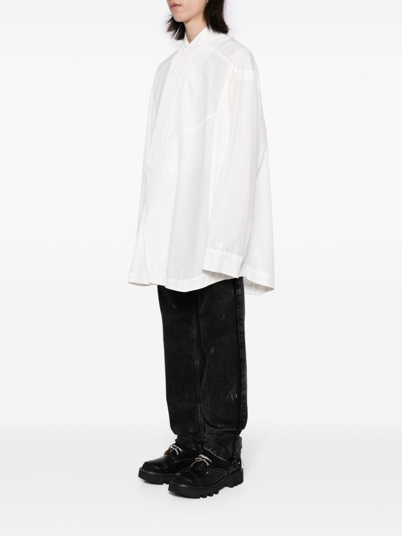 concealed-fastening cotton-blend shirt 3