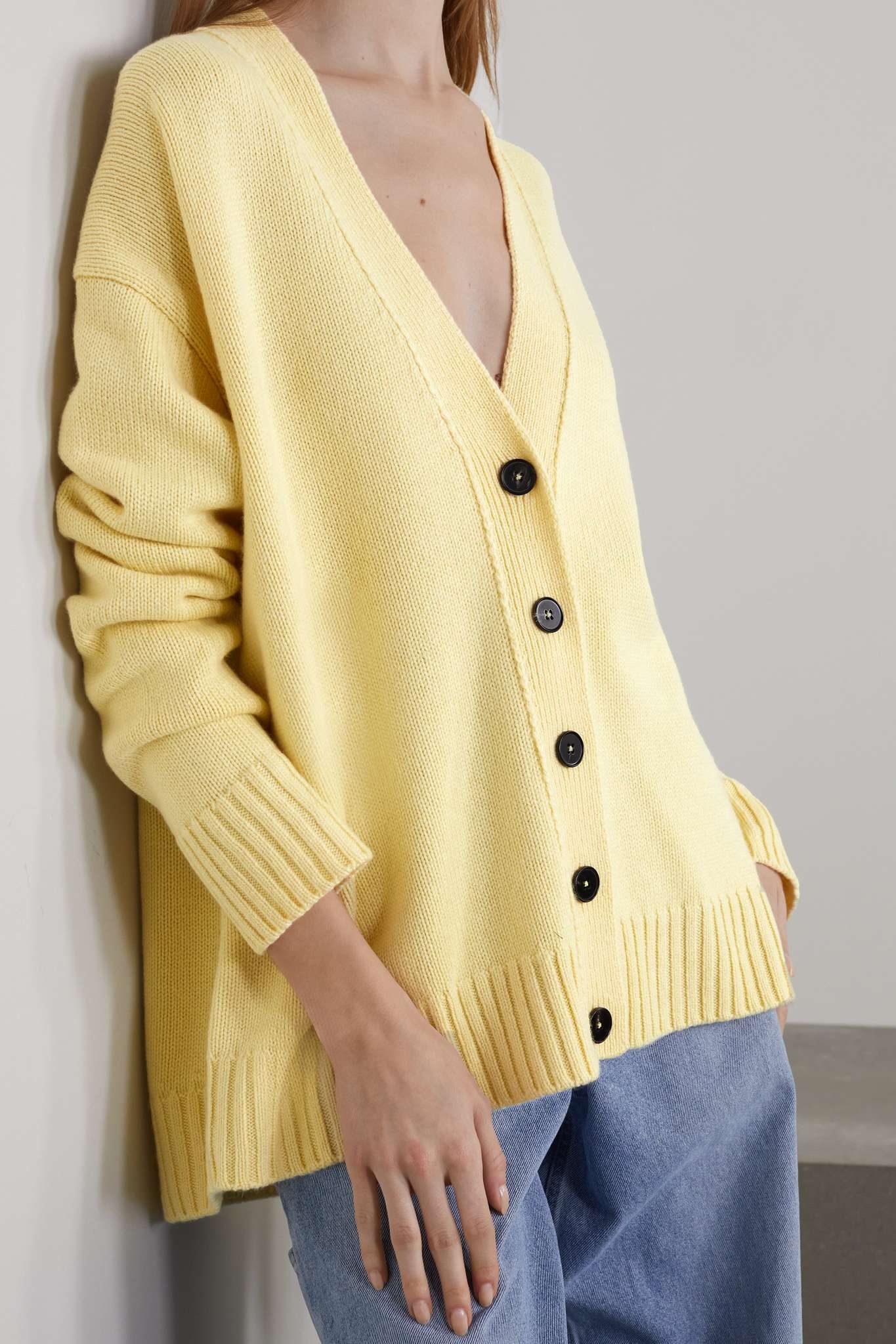 Cashmere-blend cardigan - 3