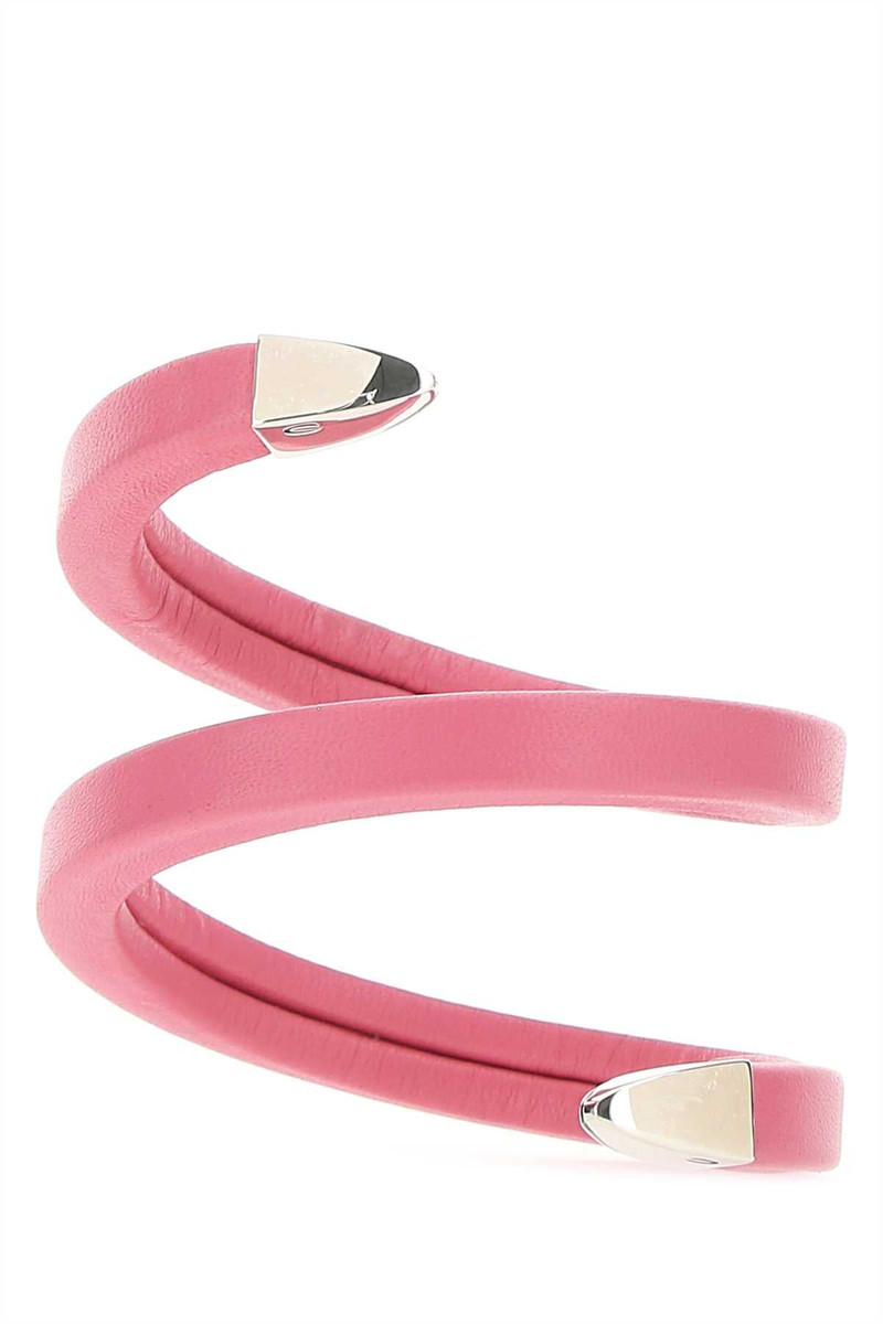 Bottega Veneta Women Pink Nappa Leather Bracelet - 1