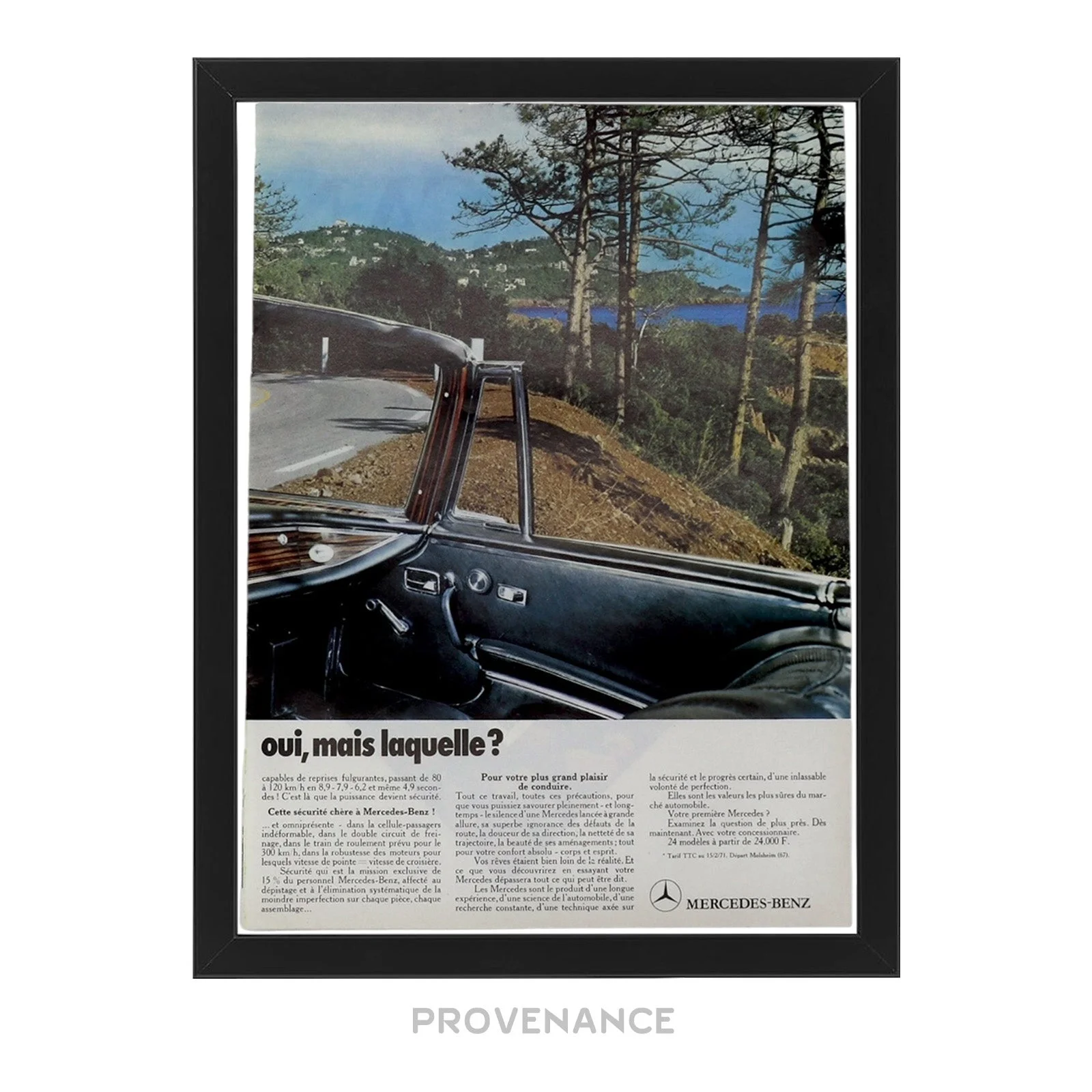 Mercedes-Benz Antique Vintage Newsprint Ad - Lookout - 1