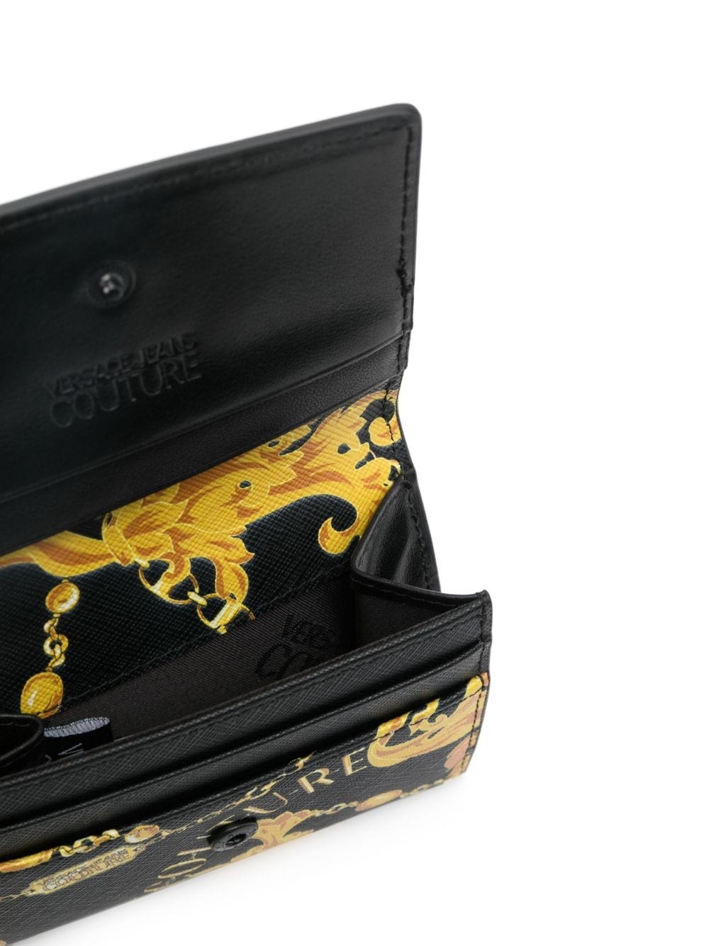 graphic-print leather wallet - 3