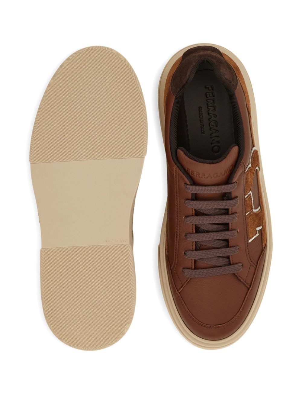 suede leather sneakers - 4