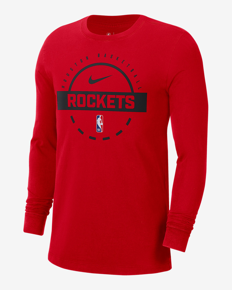 Houston Rockets Men's Nike NBA Practice Long-Sleeve T-Shirt - 1