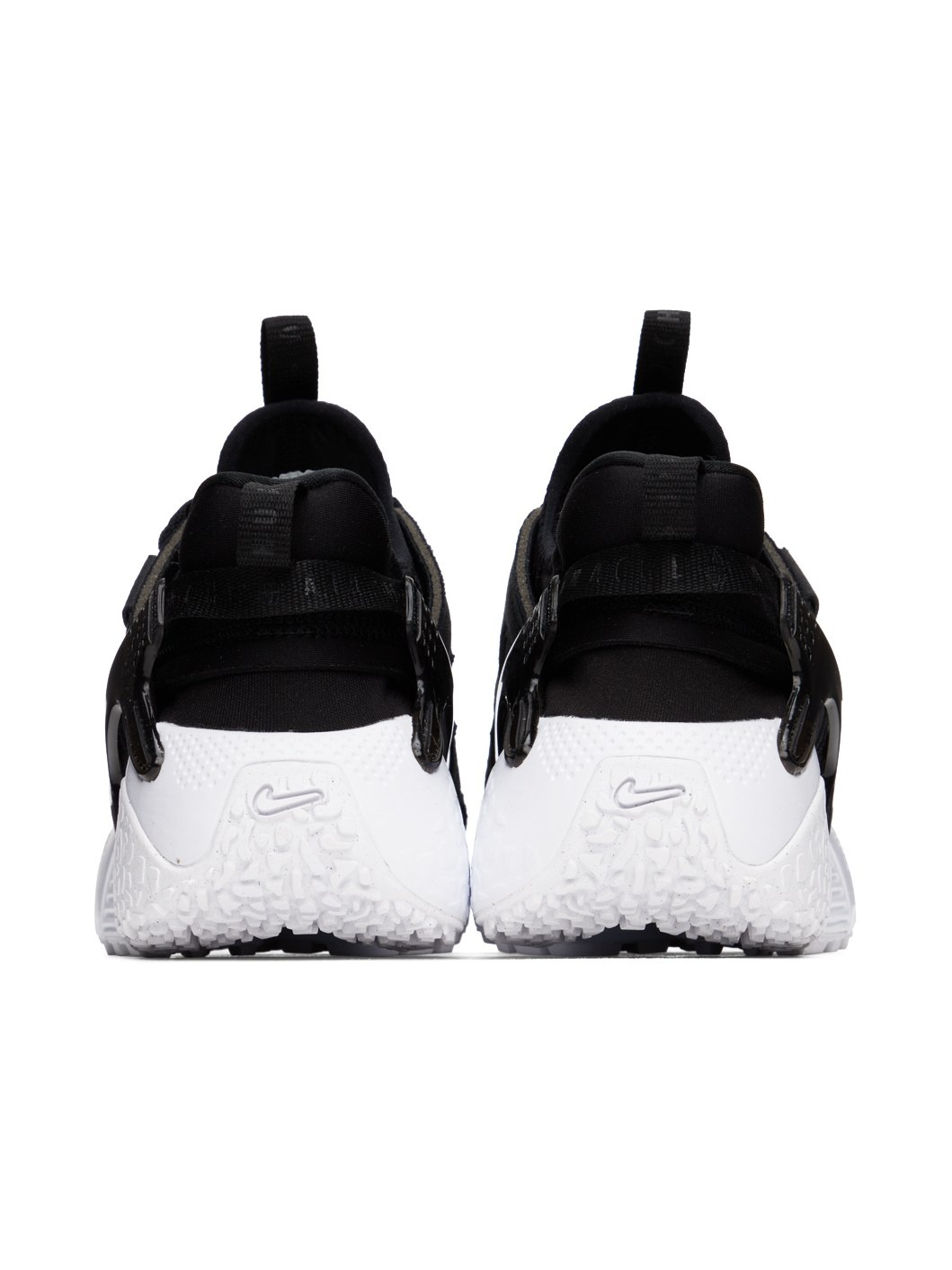 Black & White Air Huarache Craft Sneakers - 2