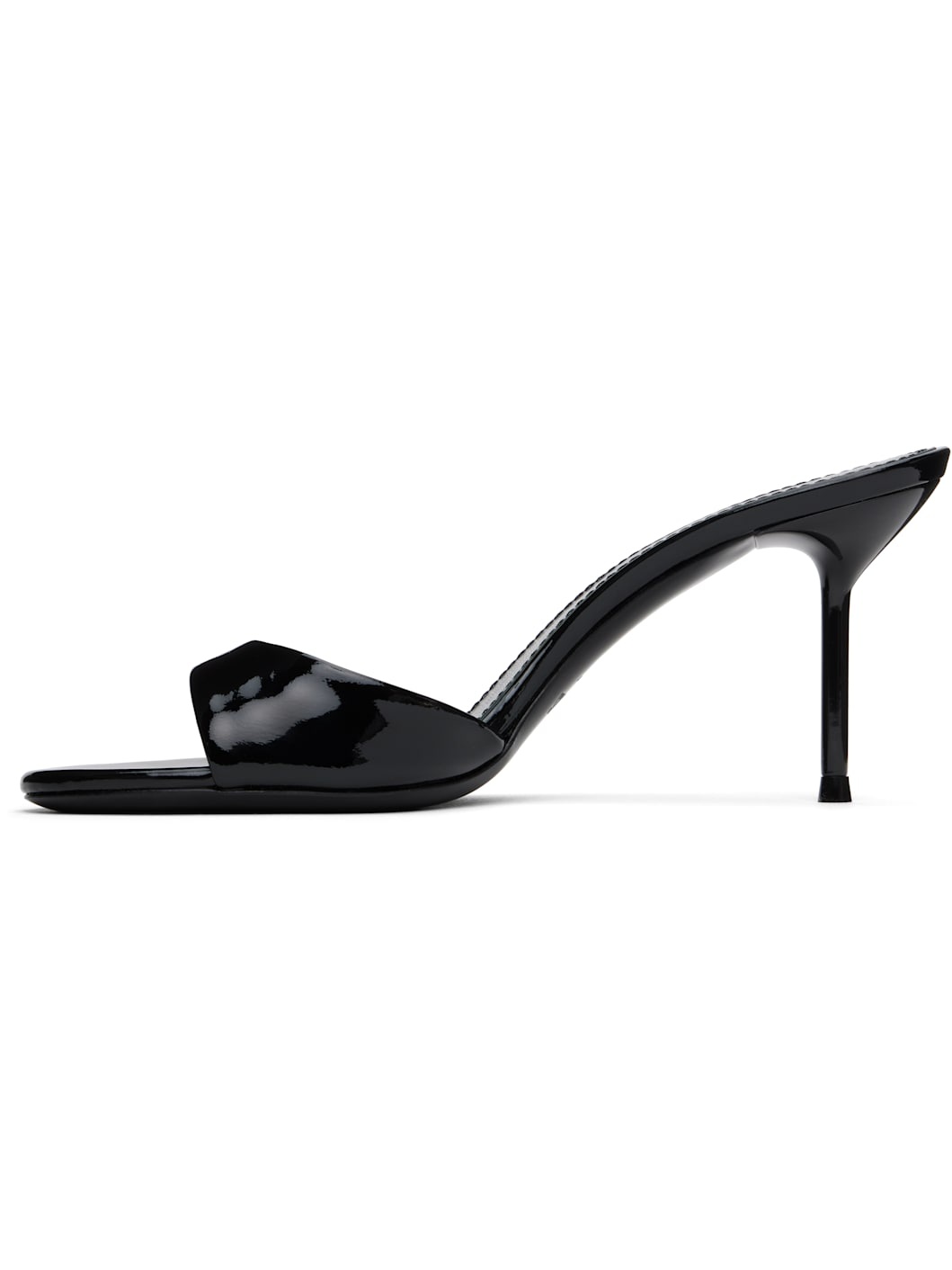 Black Lidia 70 Mules - 3