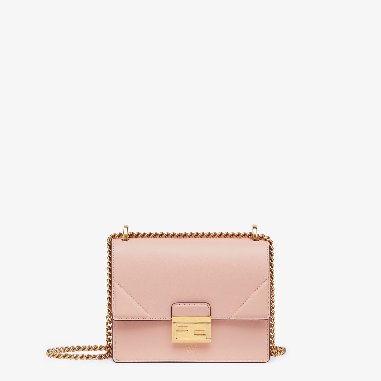 Pink leather mini-bag - 1