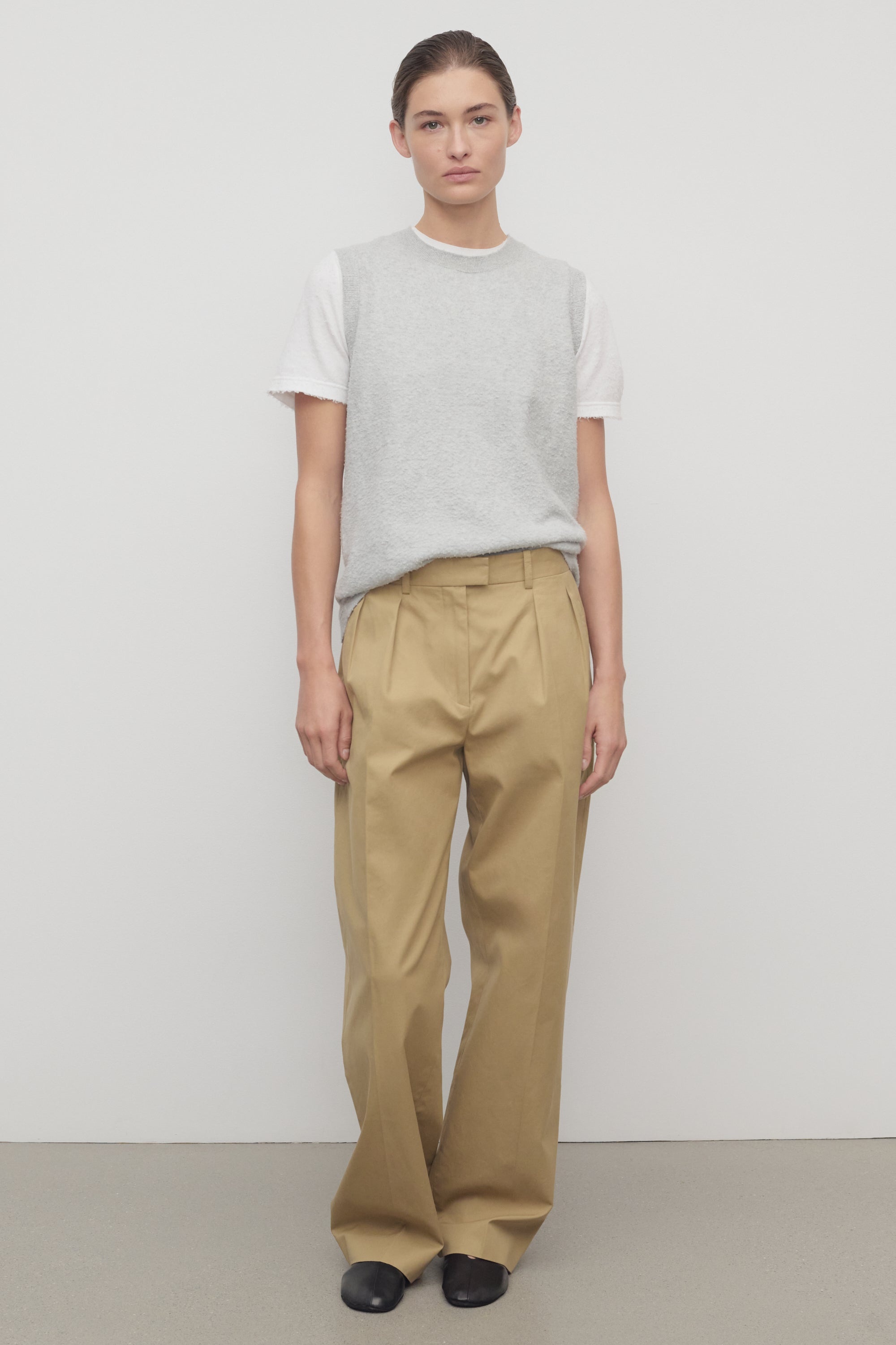 Alfidis Pant in Cotton and Cashmere - 3