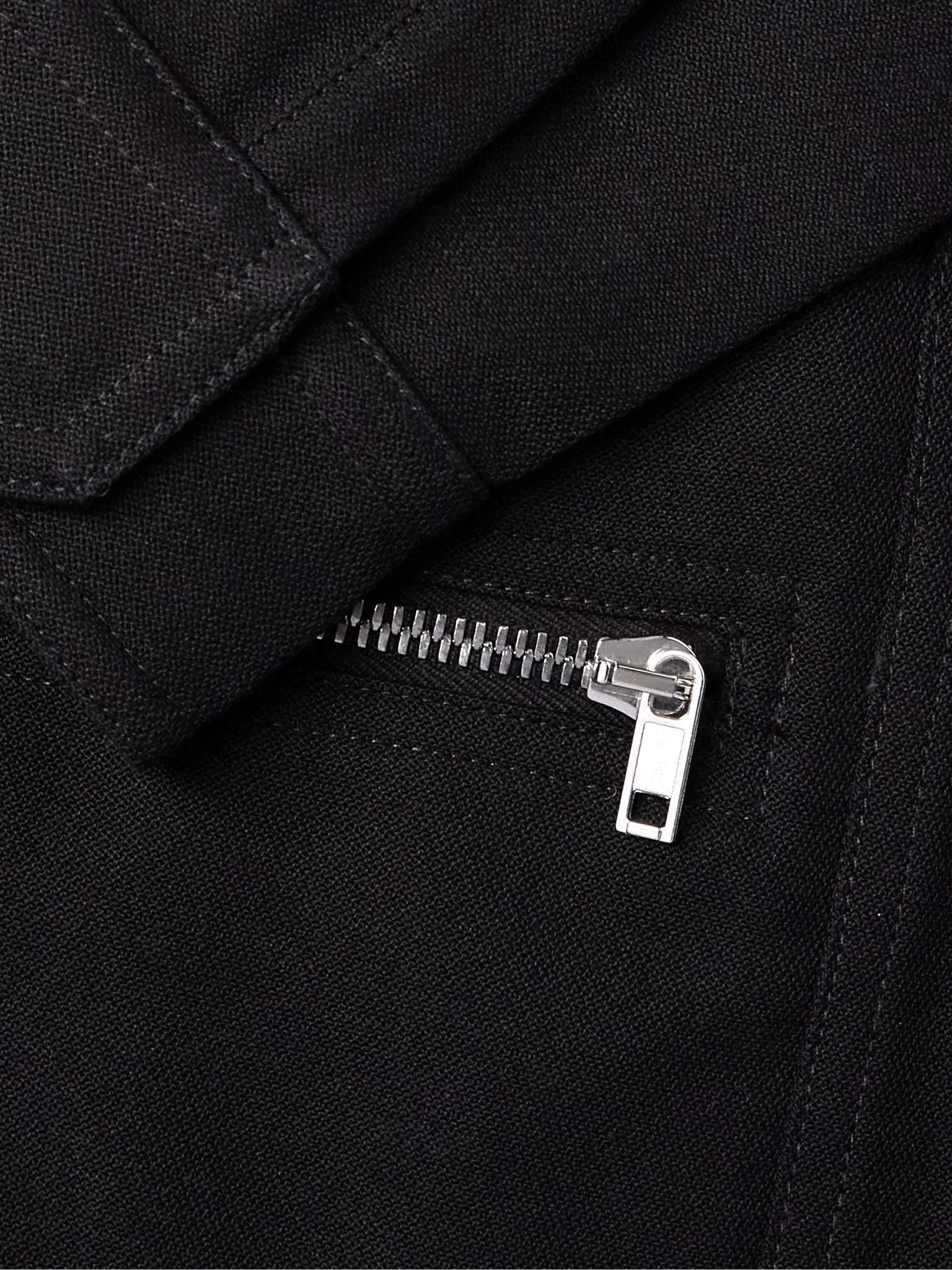 Zip-Detailed Cotton-Blend Canvas Overshirt - 5
