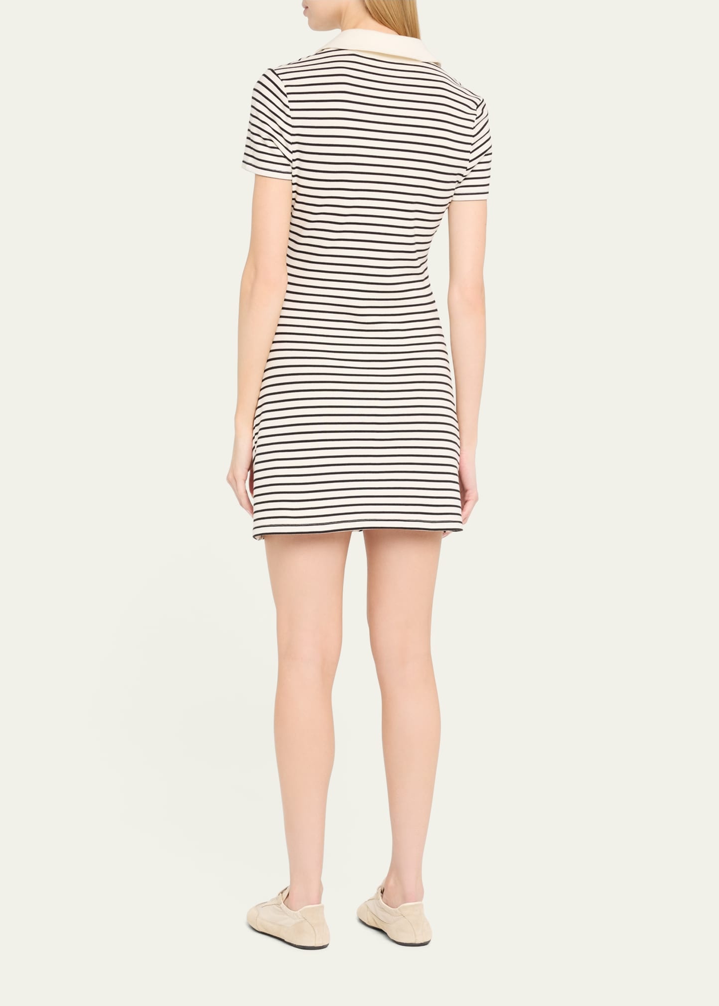 Lanier Stripe Short-Sleeve Polo Dress - 3