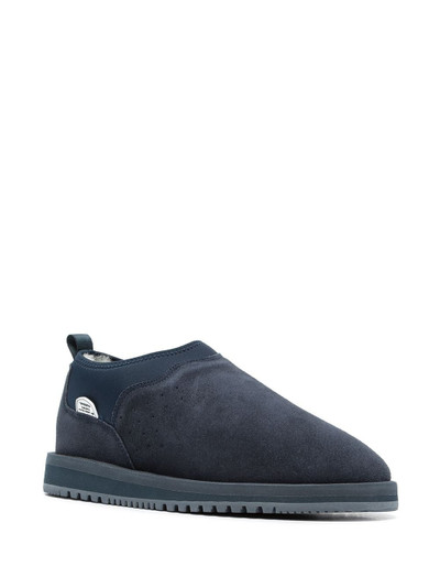 Suicoke Ron suede slippers outlook