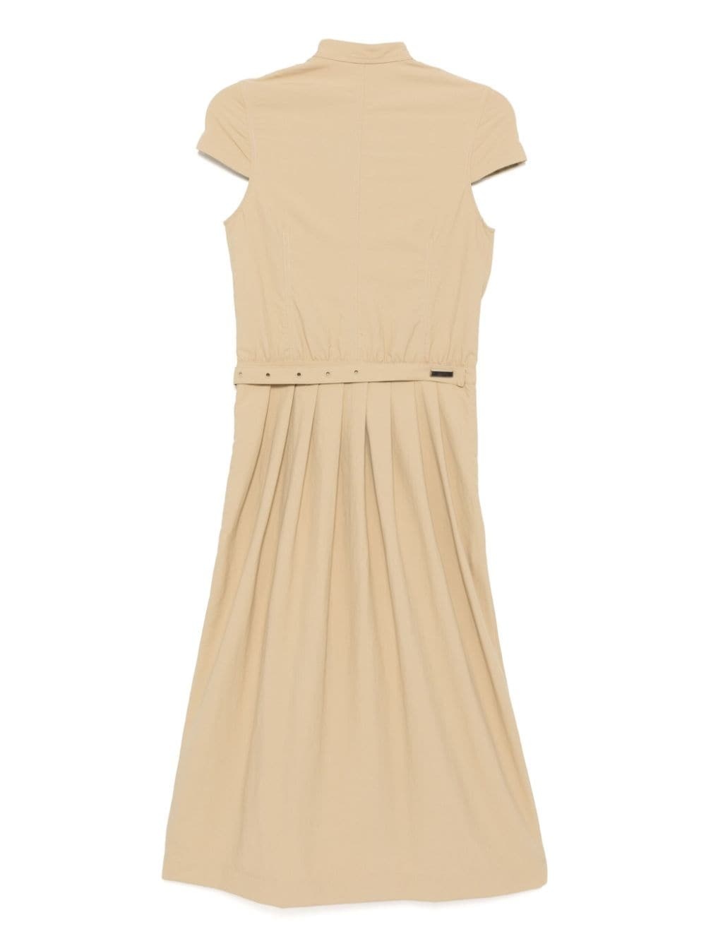 recycled-nylon high-neck dress - 2