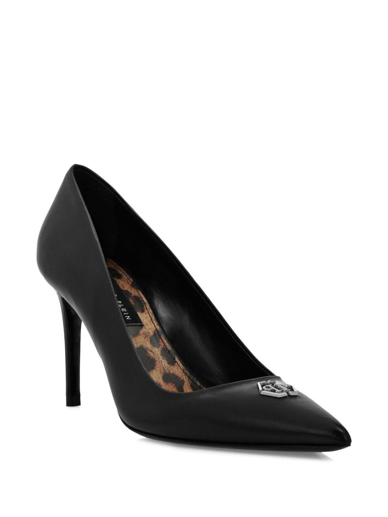 PHILIPP PLEIN Nappa mid-heel pumps outlook