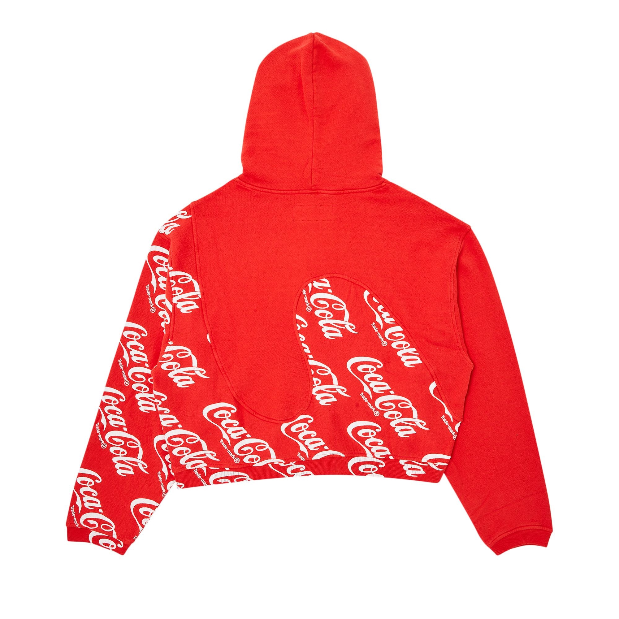 ERL Coca Cola Swirl Hoodie 'Red' - 2