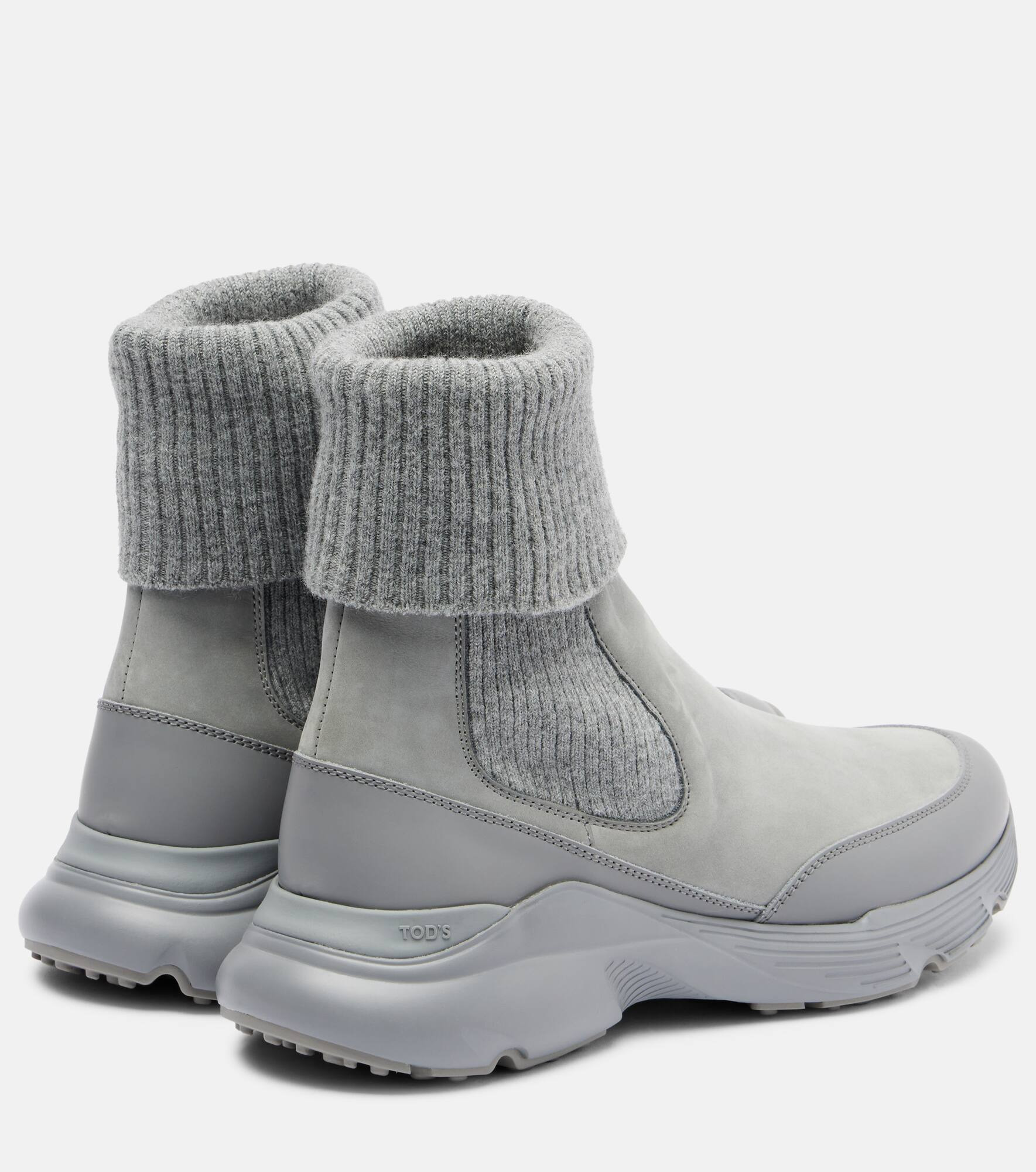 Suede high-top sneakers - 2