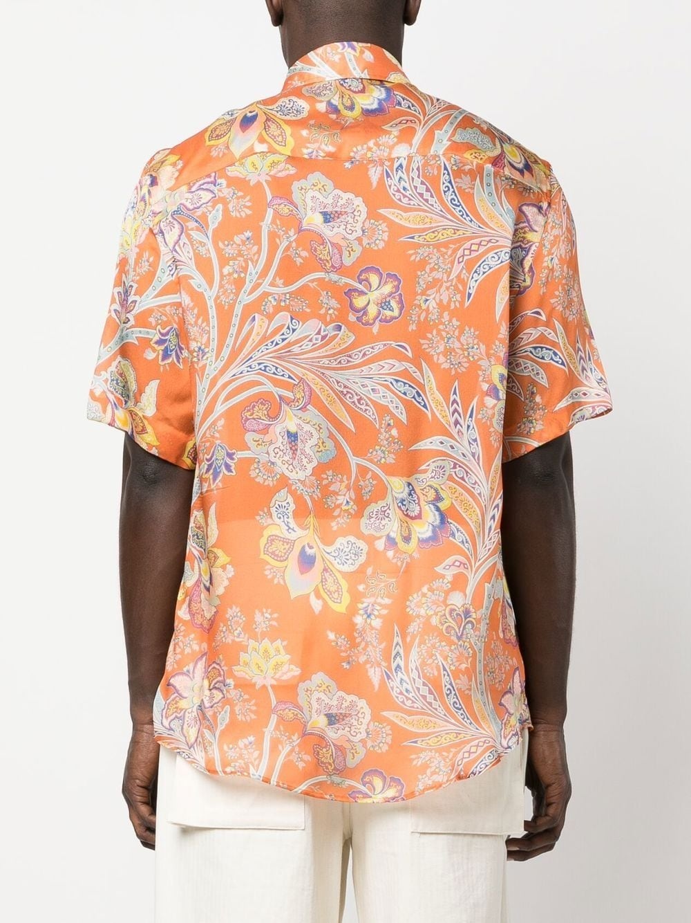 paisley-print silk shirt - 4