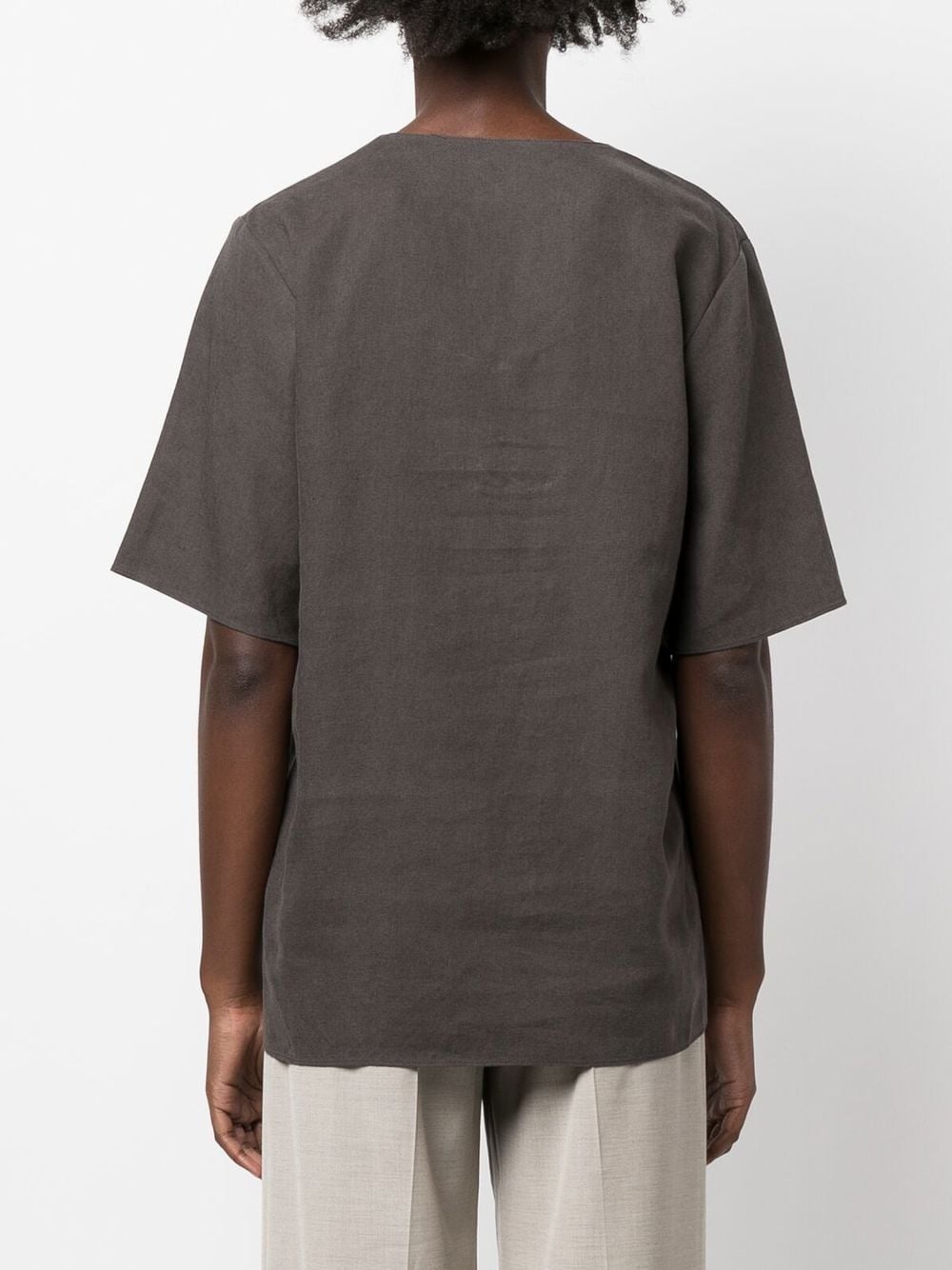 scoop-neck short-sleeve T-shirt - 4