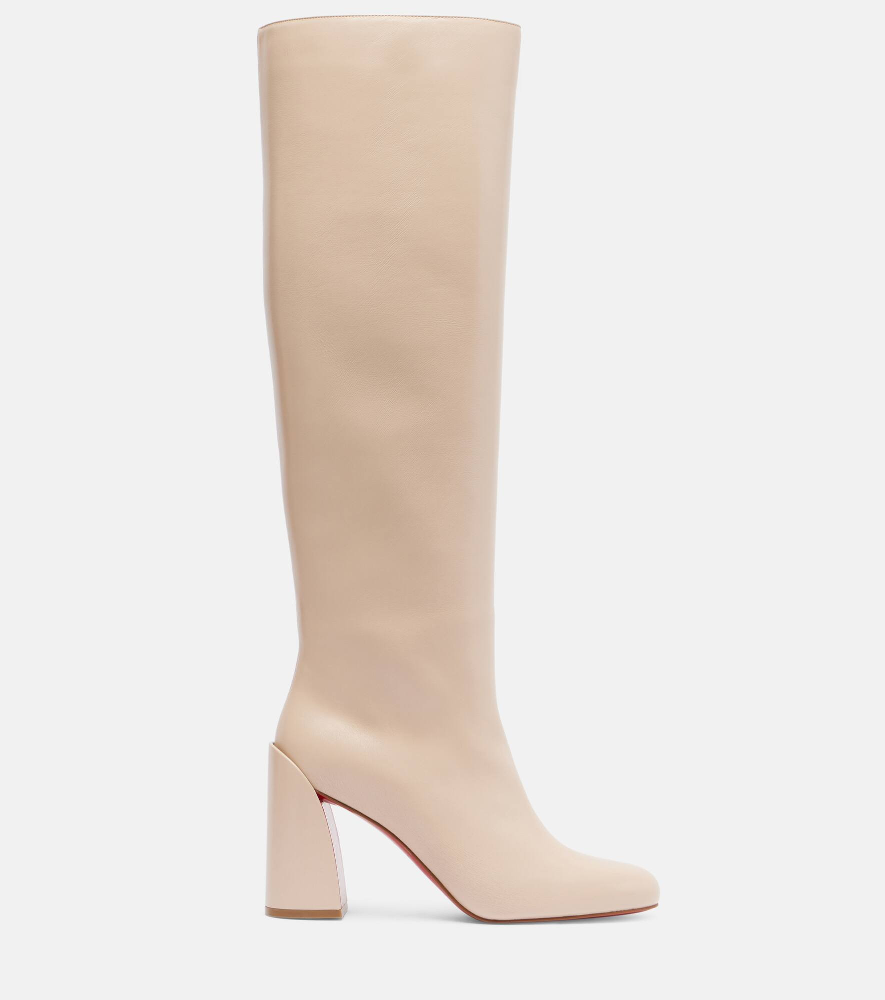 Leather knee-high boots - 4