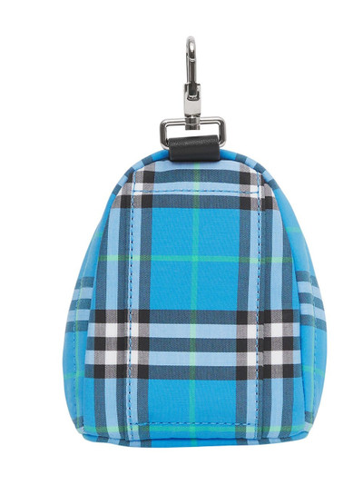 Burberry Vintage Check backpack key charm outlook