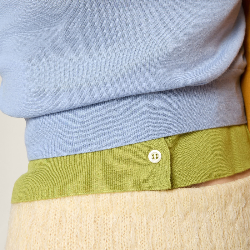 Silk and cashmere V-neck sweater 4