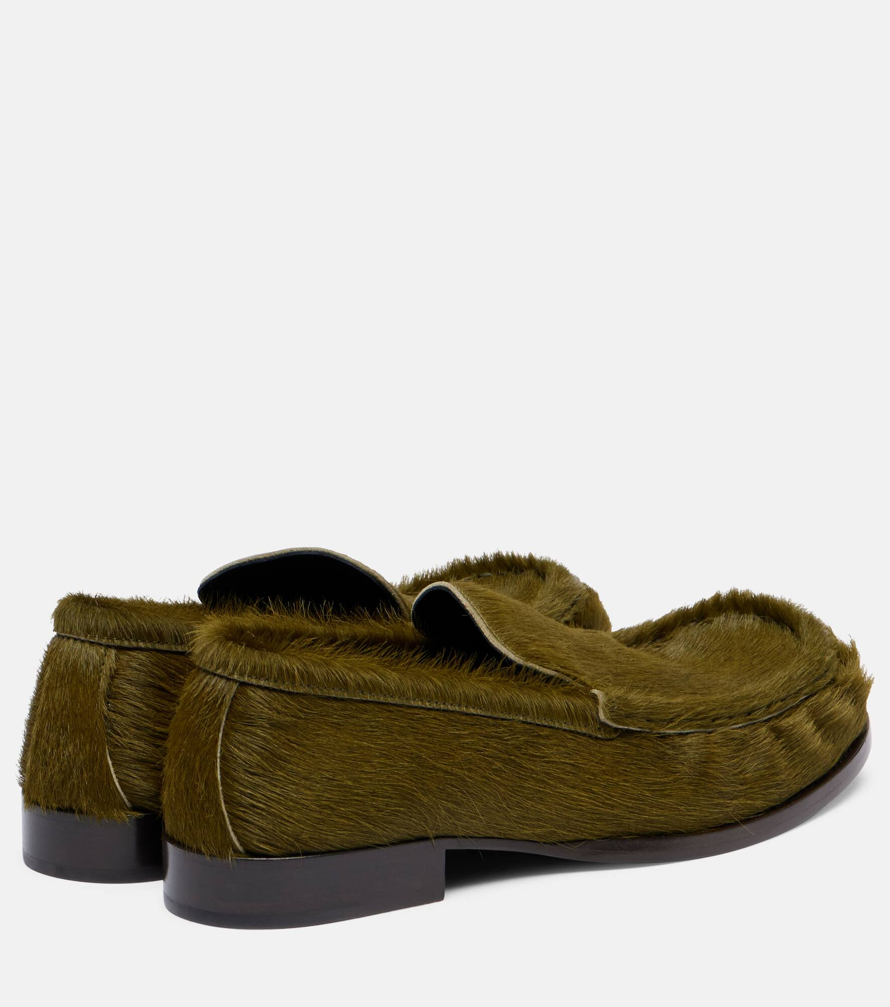 Calf hair loafers - 2
