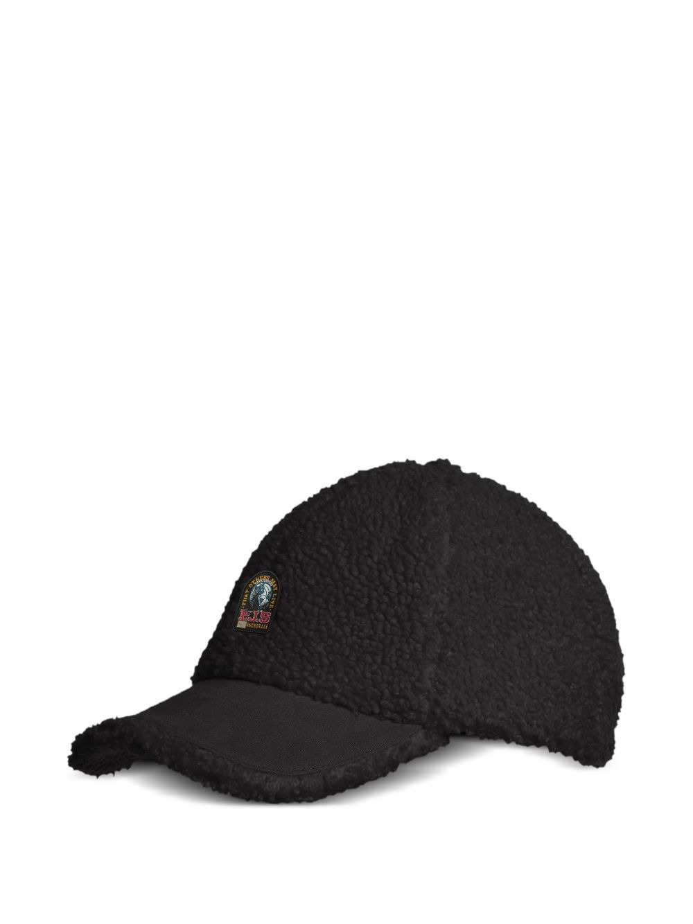 fleece logo-patch cap - 3