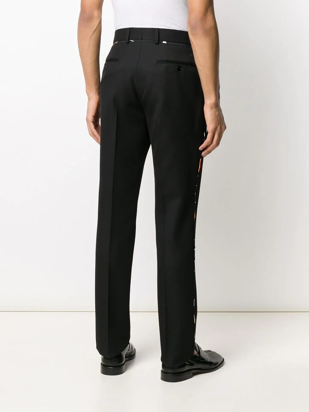 Kaleido piping tailored trousers - 4