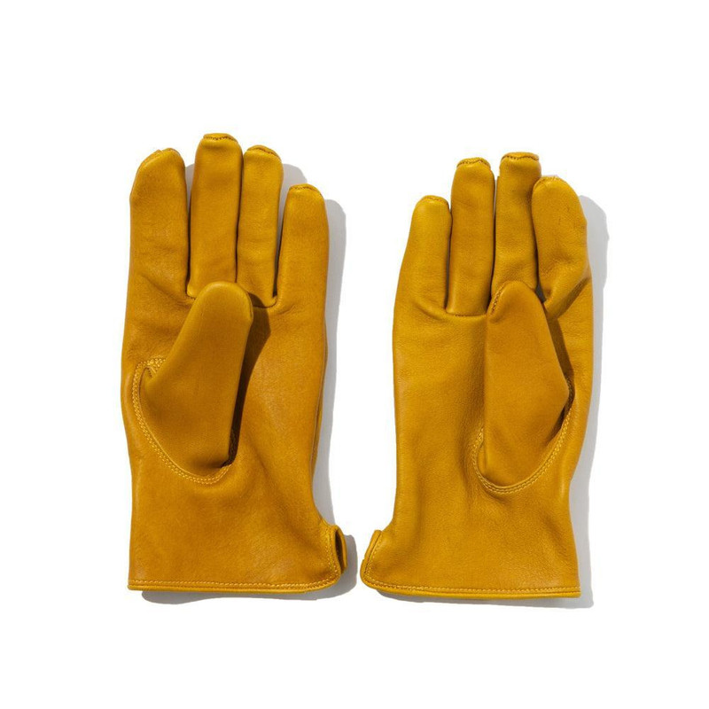 The Real McCoys The Real McCoy's Buco Horsehide Leather Gloves Black outlook