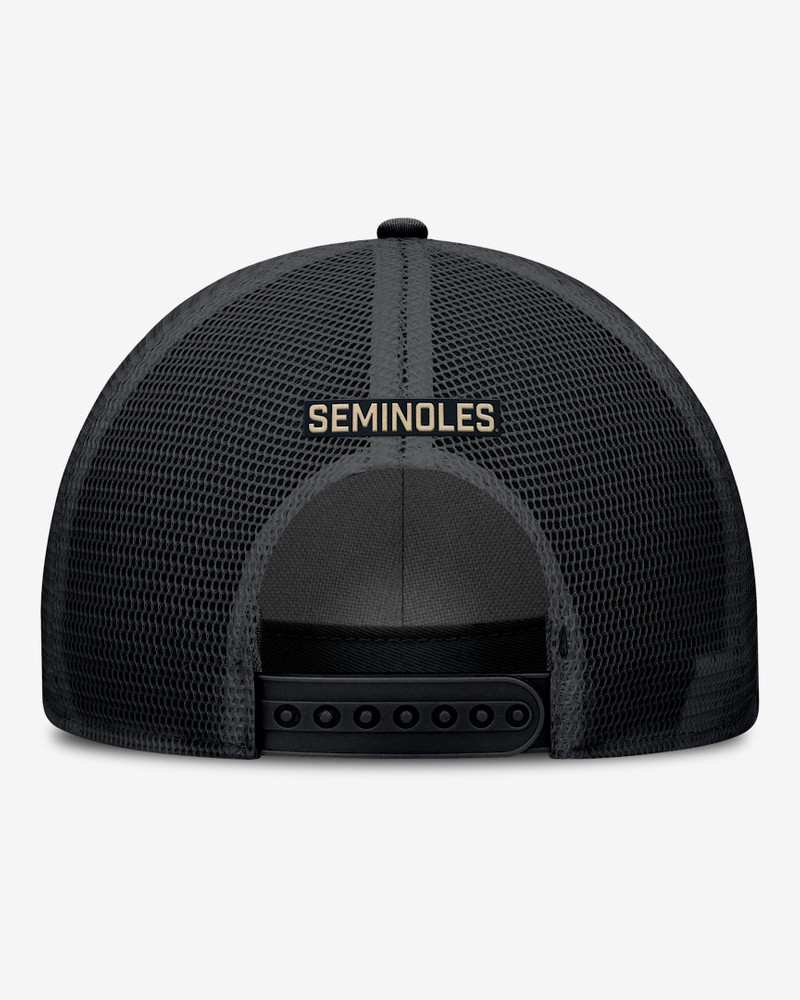 Nike Florida State Primetime Rise Men's Nike College Trucker Adjustable Hat outlook