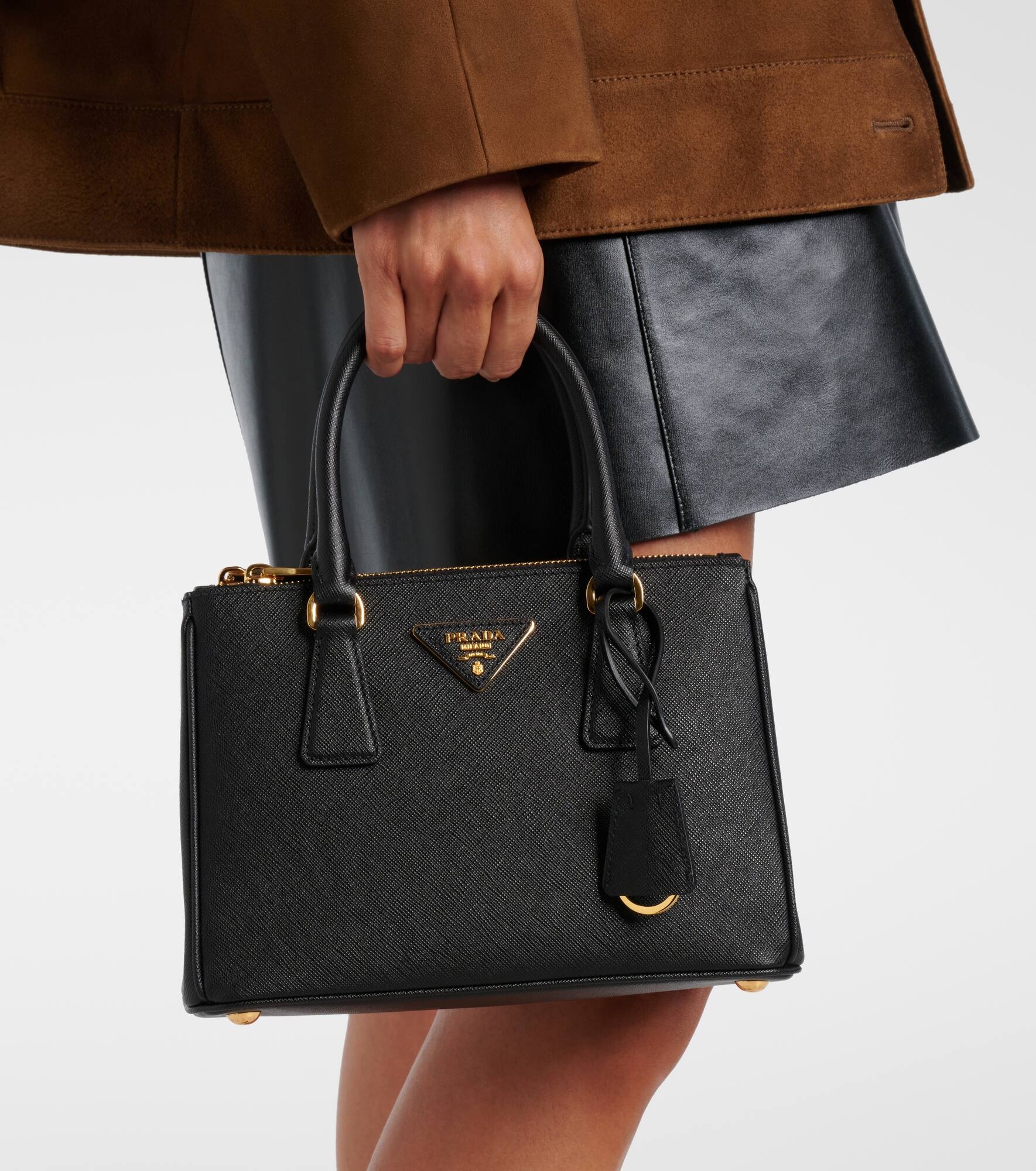 Galleria Saffiano Small leather tote bag - 7
