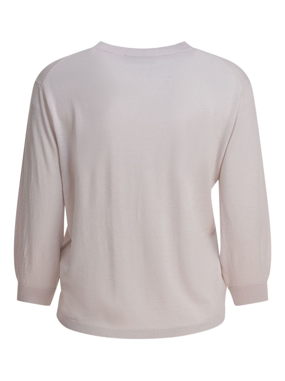 round-neck wool sweater - 2