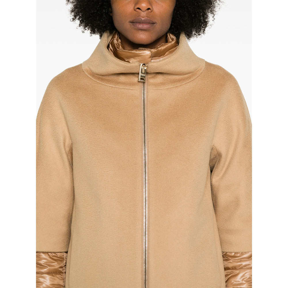 Herno Neutrals Coats - Single Breasted Coats Women - 6