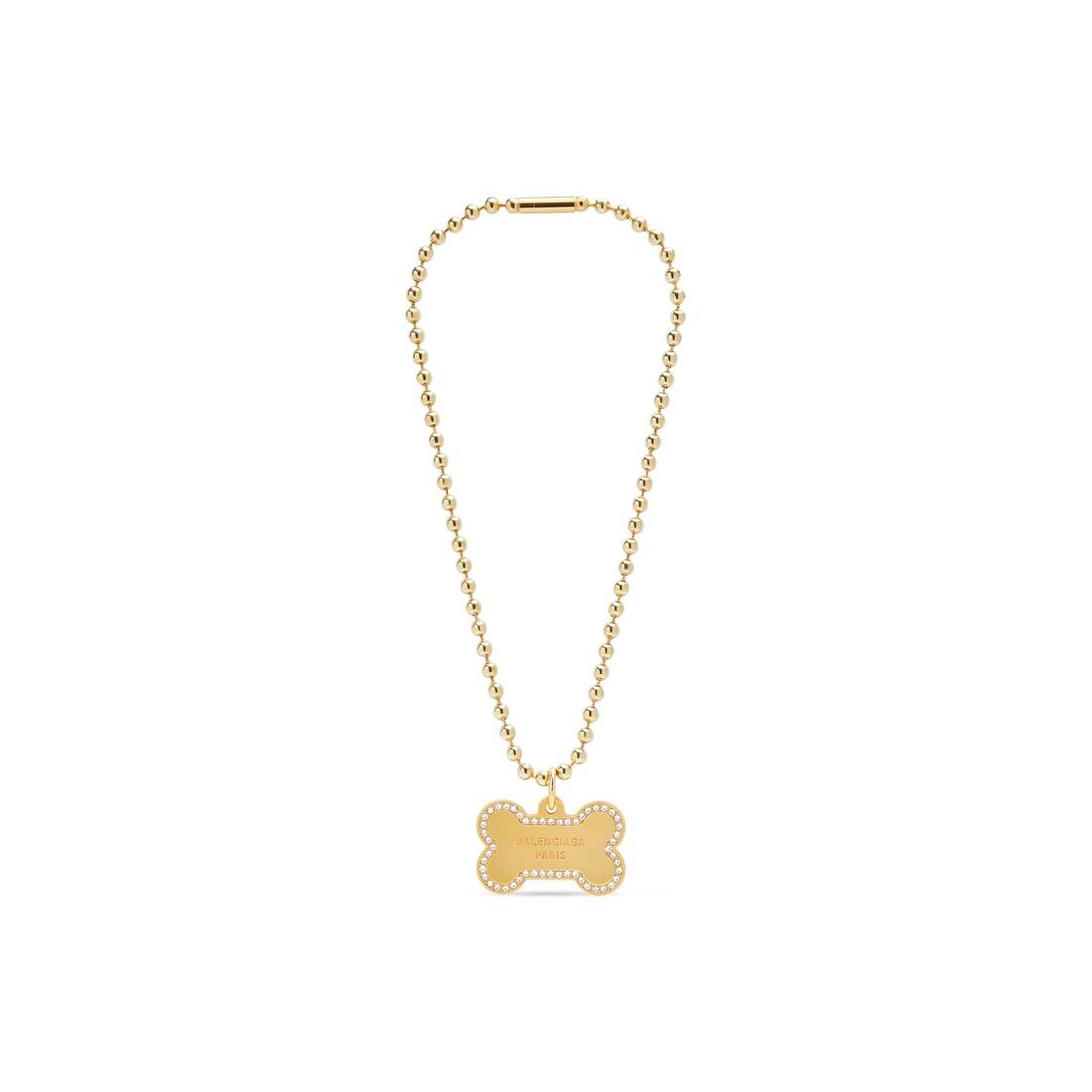 Women's Puppy Necklace in Gold - 1