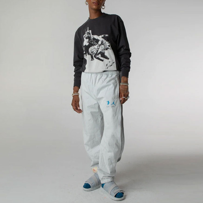 Jordan Air Jordan x Union Crossover Sports Pants 'Grey White' DJ9520-025 outlook