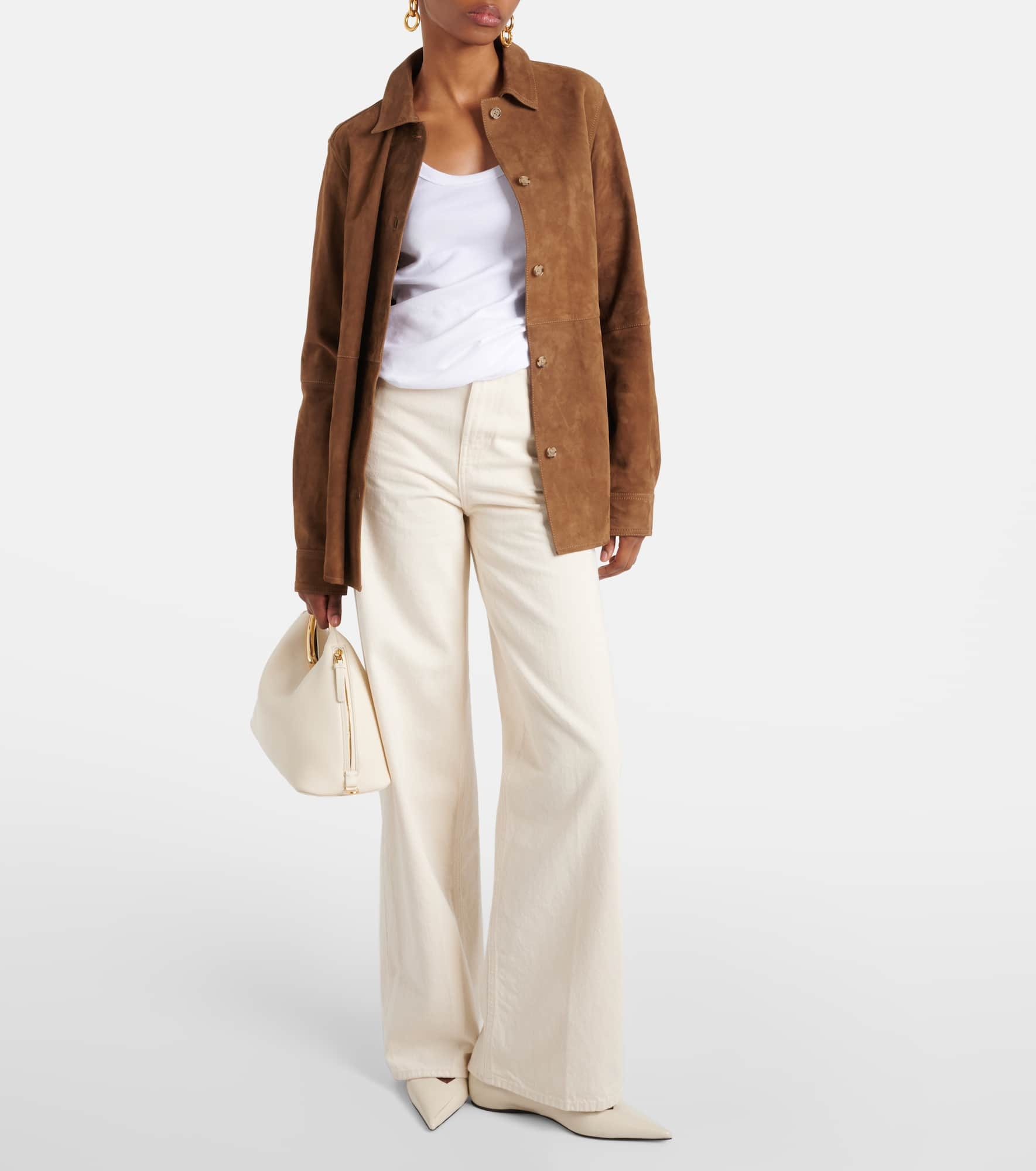 Ribbed-knit cotton jersey top - 2