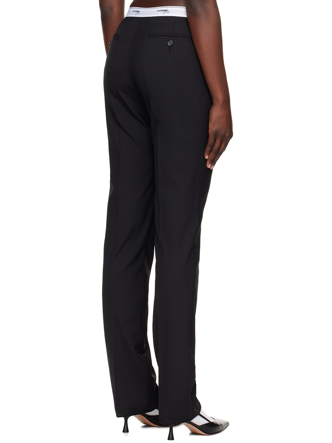 Black Classic Trousers - 3