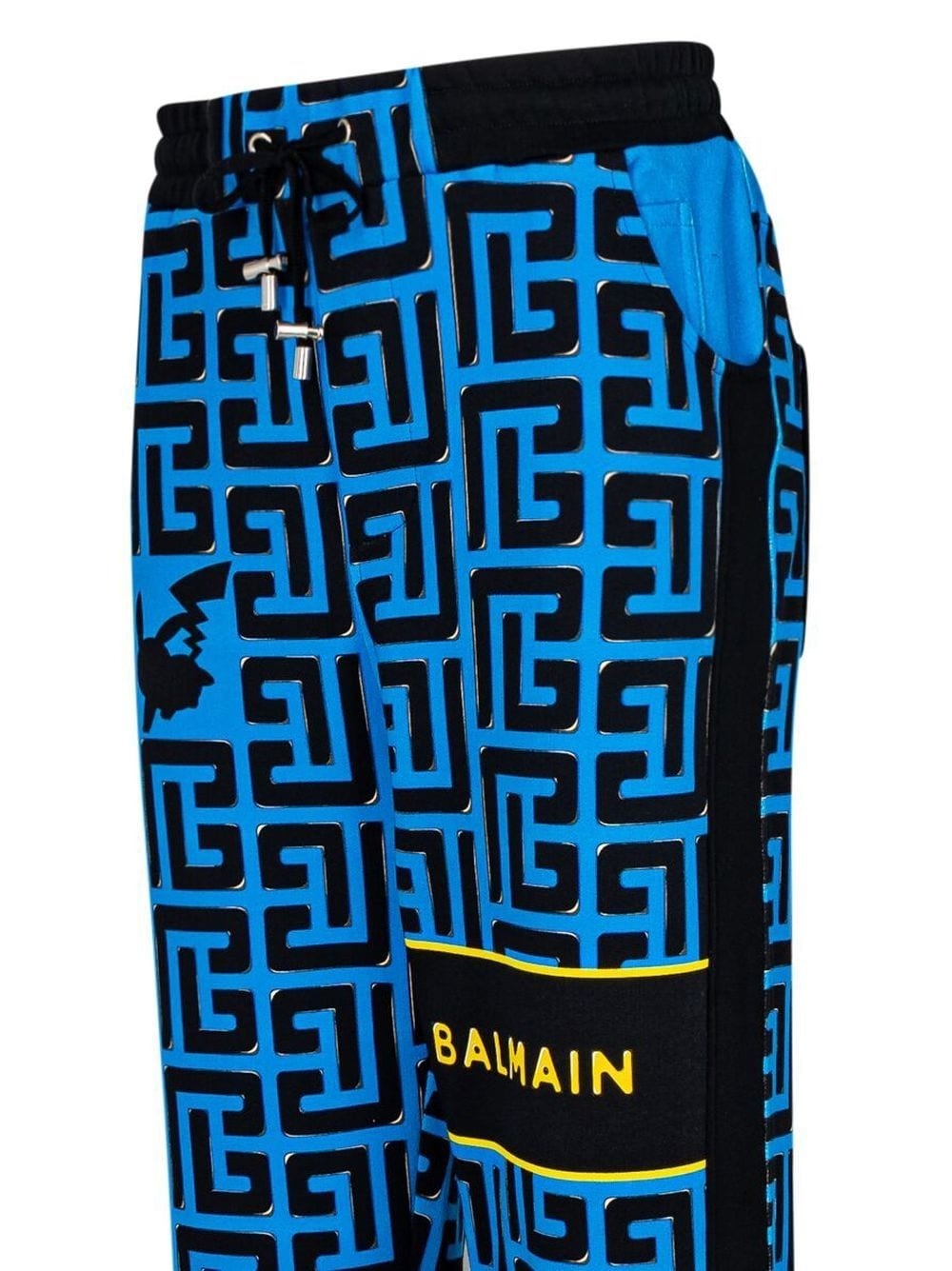 monogram-print cotton track pants - 3