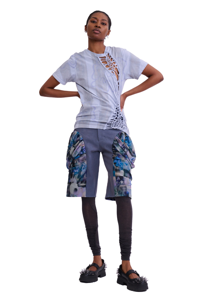 Collina Strada STORM BLUE FLOWER STRIPE TOSH TEE outlook